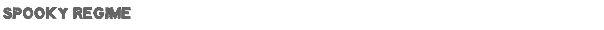 Spooky Regime Spooky Regime.otf font preview